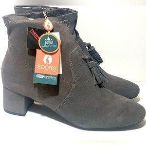 Grey Sporto Samantha Waterproof Boot Womens Size 12